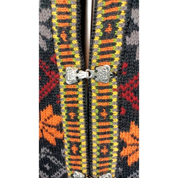 Vintage Wool Scandinavian Cardigan Sweater Women's size Large - Picture 3 of 8